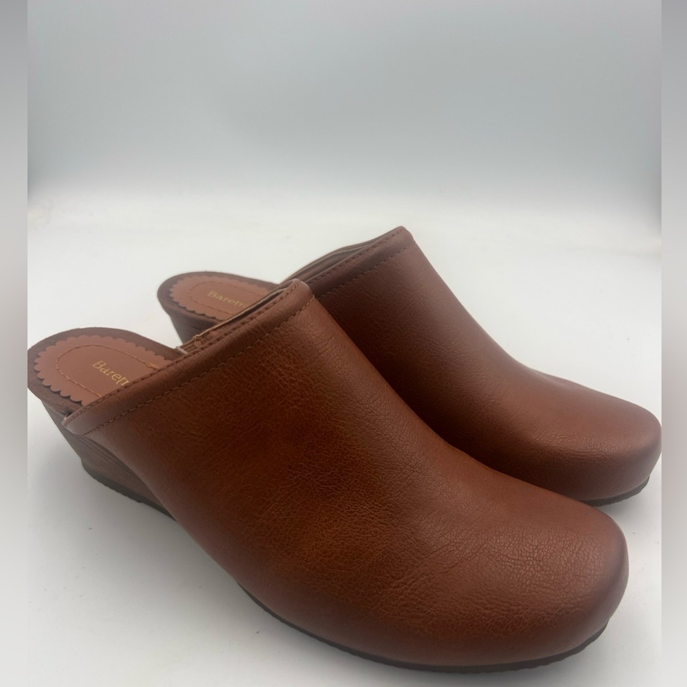 Baretraps Lilibet Mules Women’s Size 8.5M Cognac Brown Ultra Comfort Slides NWT - Picture 2 of 11